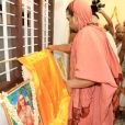 Sri Sannidhanam visited the Poornapushkalamba Sameta Hariharaputra Kshetram and inaugurated the Adi Shankara Nilayam