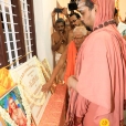 Sri Sannidhanam visited the Poornapushkalamba Sameta Hariharaputra Kshetram and inaugurated the Adi Shankara Nilayam