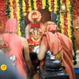 Jagadgurus having Darshan of Lord Mahaganapati and Sri Subrahmanya Swamy temple adjacent to the Aluva Brahmana Samooham and Bhajana Madhom