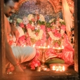 Jagadgurus having Darshan of Lord Mahaganapati and Sri Subrahmanya Swamy temple adjacent to the Aluva Brahmana Samooham and Bhajana Madhom