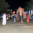 Sri Sannidhanam being taken in a procession