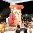 Sri Sannidhanam being taken in a procession