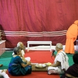 Sri Dinakaran performing the Dhuli Pada Puja