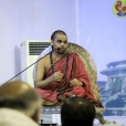 Sri Sannidhanam giving a Anugraha Bhashanam