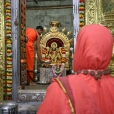 After the Jagadgurus had Darshan at the shrines of Goddess Sharadamba, Mahaganapati, Lord Bala Subrahmanya and Sri Adi Shankaracharya, they graced a public function organised on the occasion