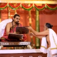 Swagata Patrikas in Sanskrit and Tamil were read out by Sri Jambunatha Ghanapatigal and Sri Nagasubrahmanya Iyer respectively, and then offered to the Jagadgurus.