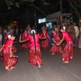 Sri Sannidhanam was led in a procession to the Sringeri Shankara Math, Sharadalayam, Race Course Road