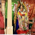 Sri Mahasannidhanam concluded the Pooja with the grand ‘Kanakabhisheka’ to the Vigraha of Sri Adi Shankaracharya
