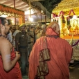 Finally, the procession of the Utsava Murti of Sri Adi Shankaracharya began in the divine presence of the Ubhaya Jagadgurus