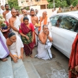 On April 26, Sri Sannidhanam visited the Pathashala run by Vedabrahmasri Jambunatha Ghanapatigal (Perur)