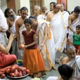 On April 26, Sri Sannidhanam visited the Pathashala run by Vedabrahmasri Jambunatha Ghanapatigal (Perur)