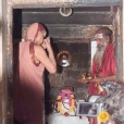 Sri Sannidhanam visited the Perumal Iyer temple and had Darshan of the Lord Shiva (Venkateshwara), Sri Venkataramana Swamy and Goddess Moutthikambal.