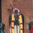 Sri Sannidhanam visited the Perumal Iyer temple and had Darshan of the Lord Shiva (Venkateshwara), Sri Venkataramana Swamy and Goddess Moutthikambal.