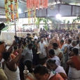 Arriving at the Sringeri Shankara Math in Gobichettipalayam, Sri Mahasannidhanam and Sri Sannidhanam had Darshan at the shrines of of Mahaganapati, Sri Adi Shankaracharya and Goddess Sharada.