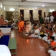 The Jagadgurus at the public function at the Sringeri Shankara Math in Gobichettipalayam