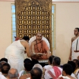 The Jagadgurus at the public function at the Sringeri Shankara Math in Gobichettipalayam