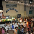 In the evening, devotees led Sri Sannidhanam seated on a specially decorated vehicle in a procession around the streets of Gobichettipalayam.