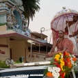 In the evening, devotees led Sri Sannidhanam seated on a specially decorated vehicle in a procession around the streets of Gobichettipalayam.