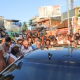 Jagadgurus receiving a traditional welcome in Kalady