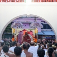 Procession entering the entering the Agrahara through the main arch