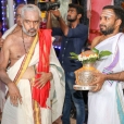 Jagadgurus arriving at the Janmabhoomi Kshetram of Sri Adi Shankaracharya