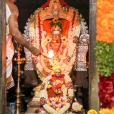 Jagadgurus having Darshan at the shrine of Sri Shankara Bhagavatpada