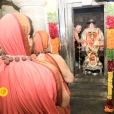 Jagadgurus having Darshan at the shrine of Sri Shankara Bhagavatpada