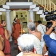 Sri Mahasannidhanam inaugurating the renovated heritage building, “Sri Vidyatirtha Kripa”