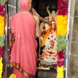 Sri Mahasannidhanam performing a special Puja at the Sannidhi of Sri Adi Shankaracharya