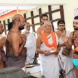 Sri Sannidhanam visiting the Manikkamangalam Katyayani temple