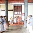 Sri Sannidhanam visiting the Manikkamangalam Katyayani temple