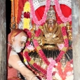 Sri Mahasannidhanam performing a special Puja to Goddess Sharadamba