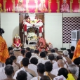 Mahasannidhanam performing the nightly Sri Sharada Chandramoulishwara Puja