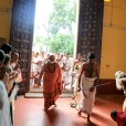 Sri Mahasannidhanam visiting the Sri Krishna temple adjacent to the Janmabhoomi Kshetram