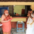 Sri Mahasannidhanam visiting the Sri Krishna temple adjacent to the Janmabhoomi Kshetram