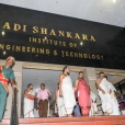 Sri Sannidhanam gracing the Sri Adi Shankara Institute of Engineering & Technology