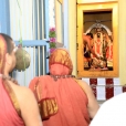 Jagadgurus having Darshan at the Sri Kothanda Ramar temple
