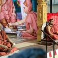 Sri Sannidhanam giving a Anugraha Bhashanam