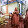 Jagadgurus having Darshan at the Sringeri Shankara Math in Kallidaikuruchi