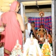 Sri Sannidhanam at the Sri Rukmini Satyabhama Sameta Sri Krishna Swamy temple in Brahmadesham