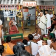 Sri Sannidhanam at the Sri Bharati Tirtha Veda Pathashala in Rangasamudram