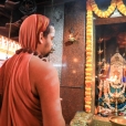 Sri Sannidhanam visiting the Veerabhadra Mahamayi Devasthana in Hosadurga