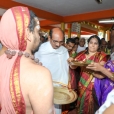 Sri Sannidhanam visiting the Ravalanatha Ammanavaru Mahishamardini and Gopalakrishna temple in Kanhangad