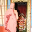 Sri Sannidhanam visiting the Ravalanatha Ammanavaru Mahishamardini and Gopalakrishna temple in Kanhangad