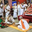 Dhuli Pada Puja being performed by Sri S Murali