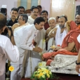 Former Kerala Devaswom Minister Sri Kadannappalli Ramachandran and Mangaluru MP Nalin Kumar Kateel had Darshan and offered their Pranams to the Jagadgurus