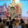 Sri Sannidhanam performing the nightly Chandramoulishwara Puja