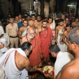 In the morning of May 6, Sri Mahasannidhanam and Sri Sannidhanam visited the Pashupateeshwarar temple