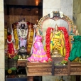 Sri  Sri Sannidhanam first had Darshan in the Perumal temple and blessed devotees with an Anugraha Bhashanam then graced the town of Mohanur in Namakkal district