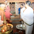 Sri Sannidhanam blessing the renovation of the Mallikarjuna Swamy Temple